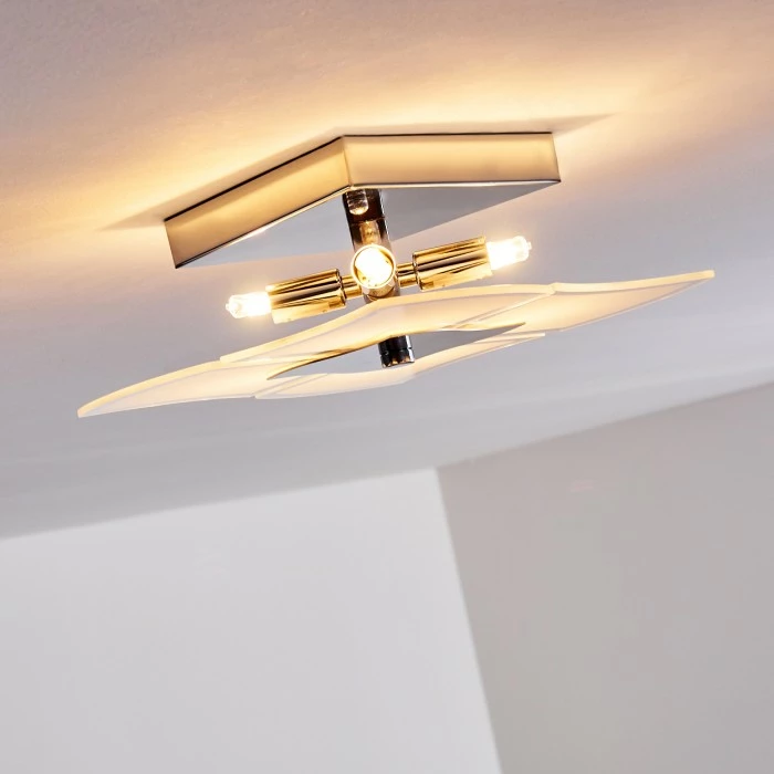 Hofstein Rom Deckenleuchte Chrom, 4-flammig 7 Hofstein Rom Deckenleuchte Chrom, 4-flammig – Bild 7