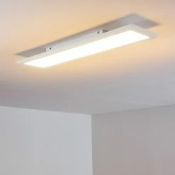 Hofstein Salmi Deckenpanel LED Weiß, 1-flammig, Fernbedienung -Bürolampen Verkäufe salmi deckenpanel h3309803 2