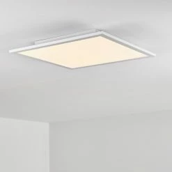 Hofstein Salmi Deckenpanel LED Aluminium, Wei&szlig;, 1-flammig, Fernbedienung -Bürolampen Verkäufe salmi deckenpanel h3311974 13