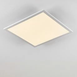 Hofstein Salmi Deckenpanel LED Aluminium, Wei&szlig;, 1-flammig, Fernbedienung -Bürolampen Verkäufe salmi deckenpanel h3311974 9