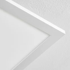 Hofstein Salmi Deckenpanel LED Aluminium, Weiß, 1-flammig, Fernbedienung -Bürolampen Verkäufe salmi deckenpanel h3311998 12