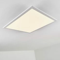 Hofstein Salmi Deckenpanel LED Aluminium, Weiß, 1-flammig, Fernbedienung -Bürolampen Verkäufe salmi deckenpanel h3311998 6