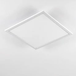Hofstein Salmi Deckenpanel LED Aluminium, Weiß, 1-flammig, Fernbedienung -Bürolampen Verkäufe salmi deckenpanel h3311998 7