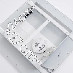 Hofstein Salmi Deckenpanel LED Weiß, 1-flammig, Fernbedienung, Farbwechsler 39 Hofstein Salmi Deckenpanel LED Weiß, 1-flammig, Fernbedienung, Farbwechsler -Bürolampen Verkäufe salmi deckenpanel h3325452 17