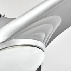 Hofstein Sanford Deckenventilator Silber, 1-flammig, Fernbedienung -Bürolampen Verkäufe sanford deckenventilator h3375570 15