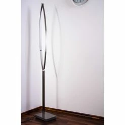 Hofstein Santa Marta Stehleuchte LED Nickel-Matt, Chrom, 1-flammig -Bürolampen Verkäufe santa marta stehleuchte h3003138 4