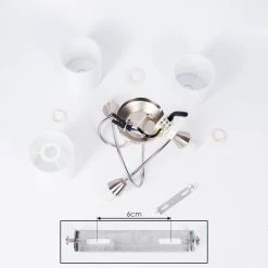 Hofstein Saura Deckenleuchte Nickel-Matt, 3-flammig 14 Hofstein Saura Deckenleuchte Nickel-Matt, 3-flammig -Bürolampen Verkäufe saura deckenleuchte h3434512 4