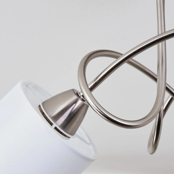 Hofstein Saura Deckenleuchte Nickel-Matt, 3-flammig 6 Hofstein Saura Deckenleuchte Nickel-Matt, 3-flammig – Bild 6