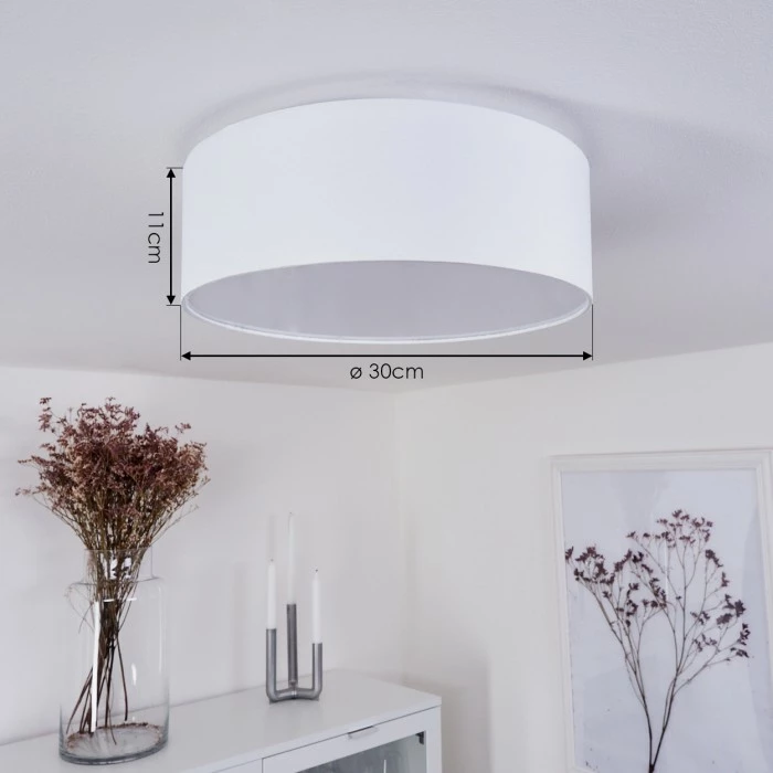 Hofstein Saura Deckenleuchte LED Weiß, 1-flammig 4 Hofstein Saura Deckenleuchte LED Weiß, 1-flammig – Bild 4