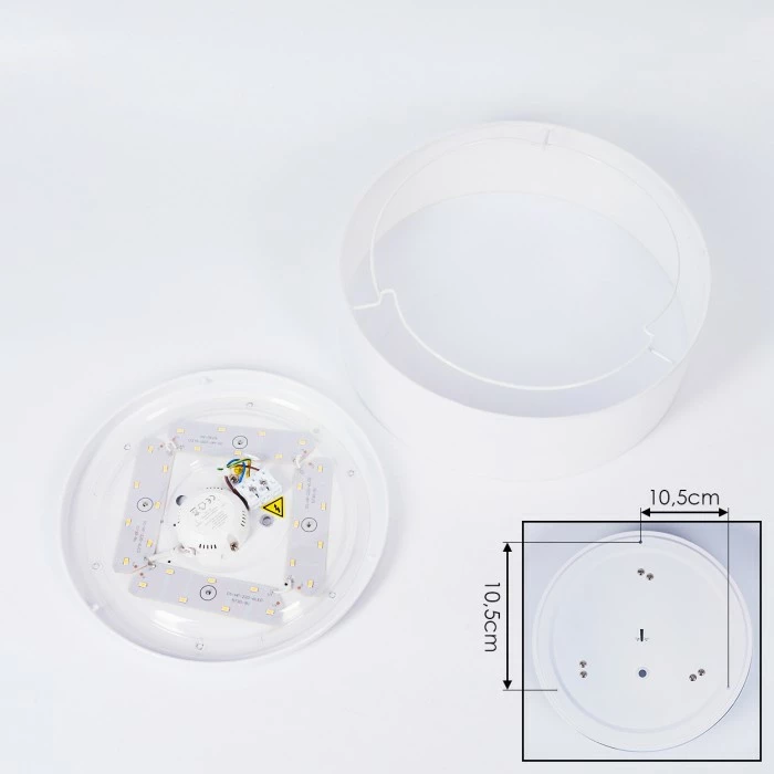 Hofstein Saura Deckenleuchte LED Weiß, 1-flammig 5 Hofstein Saura Deckenleuchte LED Weiß, 1-flammig – Bild 5