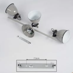 Hofstein Selki Deckenleuchte Grau, 3-flammig -Bürolampen Verkäufe selki deckenleuchte h3018958 4