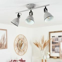 Hofstein Selki Deckenleuchte Grau, 3-flammig -Bürolampen Verkäufe selki deckenleuchte h3018958 9