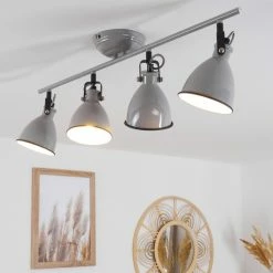 Hofstein Selki Deckenleuchte Grau, 4-flammig -Bürolampen Verkäufe selki deckenleuchte h3018965 10