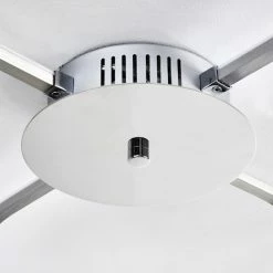 Hofstein Serre Deckenleuchte LED Chrom, 1-flammig -Bürolampen Verkäufe serre deckenleuchte h167503 10