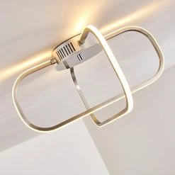 Hofstein Serre Deckenleuchte LED Chrom, 1-flammig -Bürolampen Verkäufe serre deckenleuchte h167503 14