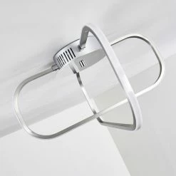 Hofstein Serre Deckenleuchte LED Chrom, 1-flammig -Bürolampen Verkäufe serre deckenleuchte h167503 17