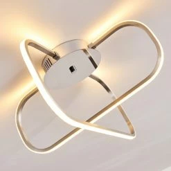 Hofstein Serre Deckenleuchte LED Chrom, 1-flammig -Bürolampen Verkäufe serre deckenleuchte h167503 4