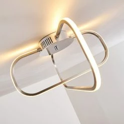 Hofstein Serre Deckenleuchte LED Chrom, 1-flammig -Bürolampen Verkäufe serre deckenleuchte h167503 8