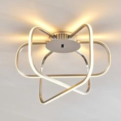 Hofstein Serre Deckenleuchte LED Chrom, 1-flammig 35 Hofstein Serre Deckenleuchte LED Chrom, 1-flammig -Bürolampen Verkäufe serre deckenleuchte h167510 14