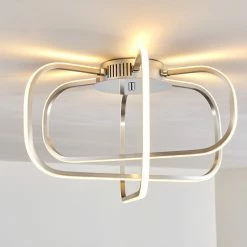 Hofstein Serre Deckenleuchte LED Chrom, 1-flammig 36 Hofstein Serre Deckenleuchte LED Chrom, 1-flammig -Bürolampen Verkäufe serre deckenleuchte h167510 15