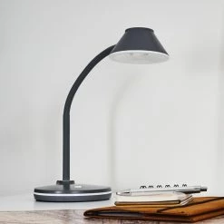 Hofstein Shreveport Tischleuchte LED Anthrazit, Weiß, 1-flammig -Bürolampen Verkäufe shreveport tischleuchte h3371046 14