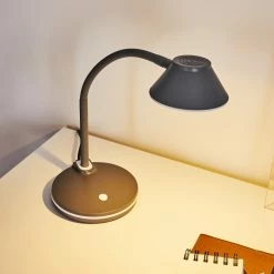 Hofstein Shreveport Tischleuchte LED Anthrazit, Weiß, 1-flammig -Bürolampen Verkäufe shreveport tischleuchte h3371046 3