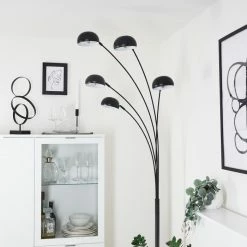 Hofstein Siamado Stehleuchte Schwarz, 5-flammig -Bürolampen Verkäufe siamado stehleuchte h3443613 11