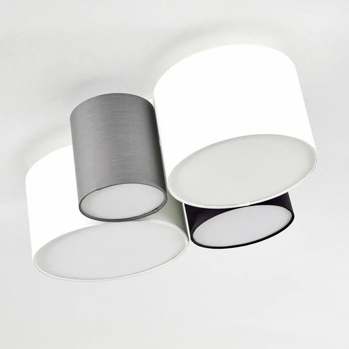 Hofstein Skelbaek Deckenleuchte Weiß, 4-flammig 7 Hofstein Skelbaek Deckenleuchte Weiß, 4-flammig – Bild 7