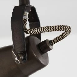 Hofstein Skodsbol Deckenleuchte Grau, Hellbraun, Stahl gebürstet, 4-flammig -Bürolampen Verkäufe skodsbol deckenleuchte h3350232 3