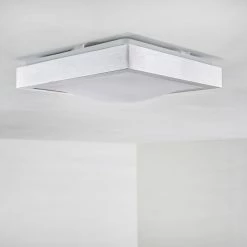 Hofstein Sora Deckenleuchte LED Nickel-Matt, 1-flammig -Bürolampen Verkäufe sora deckenleuchte h166094 12