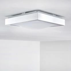 Hofstein Sora Deckenleuchte LED Nickel-Matt, 1-flammig -Bürolampen Verkäufe sora deckenleuchte h166100 10