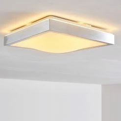 Hofstein Sora Deckenleuchte LED Nickel-Matt, 1-flammig -Bürolampen Verkäufe sora deckenleuchte h166100 8