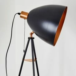 Hofstein Sorsele Stehleuchte Schwarz, Kupferfarben, 1-flammig -Bürolampen Verkäufe sorsele stehleuchte h3161456 do1 14