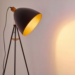 Hofstein Sorsele Stehleuchte Schwarz, Kupferfarben, 1-flammig -Bürolampen Verkäufe sorsele stehleuchte h3161456 do1 15