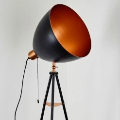 Hofstein Sorsele Stehleuchte Schwarz, Kupferfarben, 1-flammig -Bürolampen Verkäufe sorsele stehleuchte h3161456 do1 3