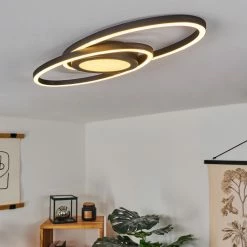 Hofstein Sorte Deckenleuchte LED Schwarz, Weiß, 1-flammig 16 Hofstein Sorte Deckenleuchte LED Schwarz, Weiß, 1-flammig -Bürolampen Verkäufe sorte deckenleuchte h3438633 6