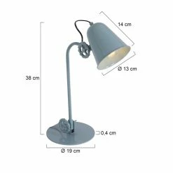 Steinhauer Dolphin Tischleuchte Grün, 1-flammig -Bürolampen Verkäufe steinhauer dolphin tischleuchte 1324g 8