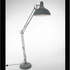 Steinhauer MEXLITE Stehleuchte Grau, 1-flammig