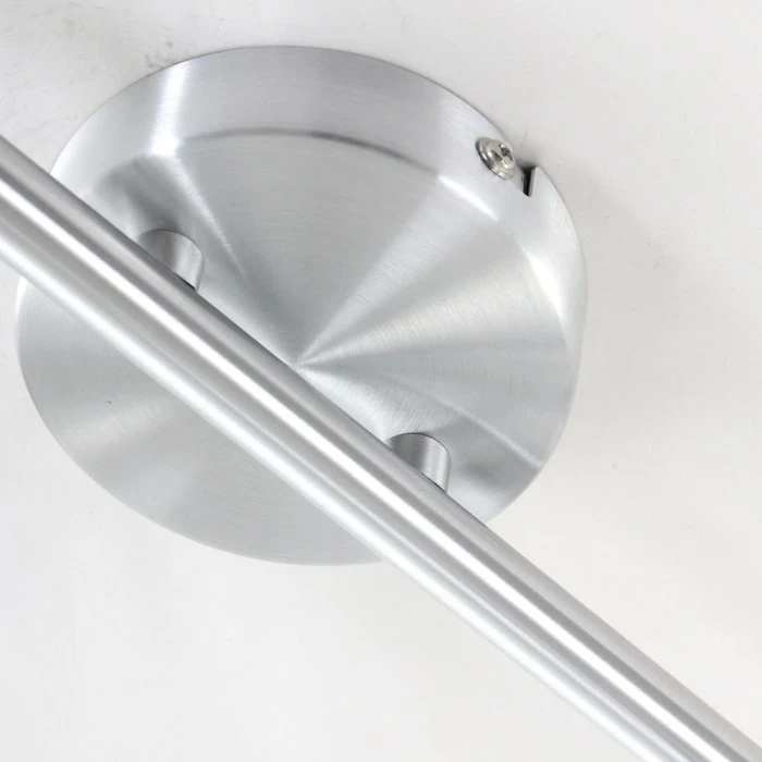 Steinhauer Natasja Deckenleuchte LED Edelstahl, 2-flammig 4 Steinhauer Natasja Deckenleuchte LED Edelstahl, 2-flammig – Bild 4