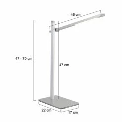 Steinhauer Stekk Tischleuchte LED Edelstahl, Weiß, 1-flammig 20 Steinhauer Stekk Tischleuchte LED Edelstahl, Weiß, 1-flammig -Bürolampen Verkäufe steinhauer stekk tischleuchte 2689st 6