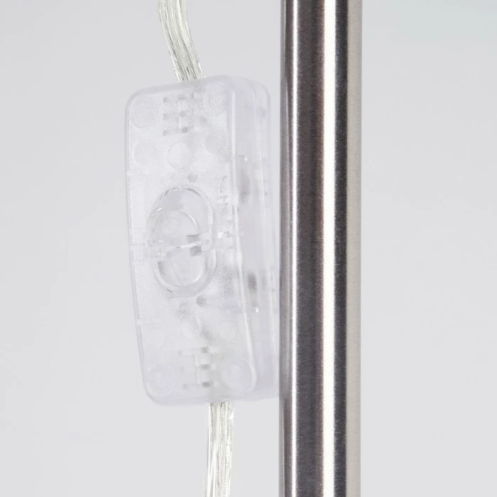 Hofstein Stenninge Stehleuchte Nickel-Matt, 1-flammig 6 Hofstein Stenninge Stehleuchte Nickel-Matt, 1-flammig – Bild 6