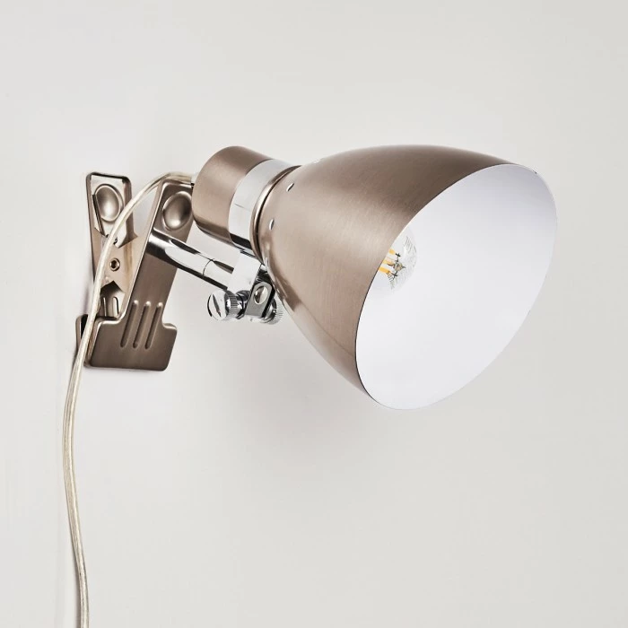 Hofstein Stranderott Klemmleuchte Edelstahl, 1-flammig 19 Hofstein Stranderott Klemmleuchte Edelstahl, 1-flammig – Bild 19