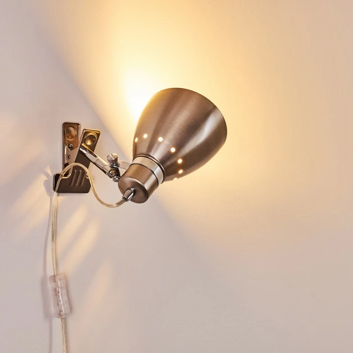 Hofstein Stranderott Klemmleuchte Edelstahl, 1-flammig 7 Hofstein Stranderott Klemmleuchte Edelstahl, 1-flammig – Bild 7