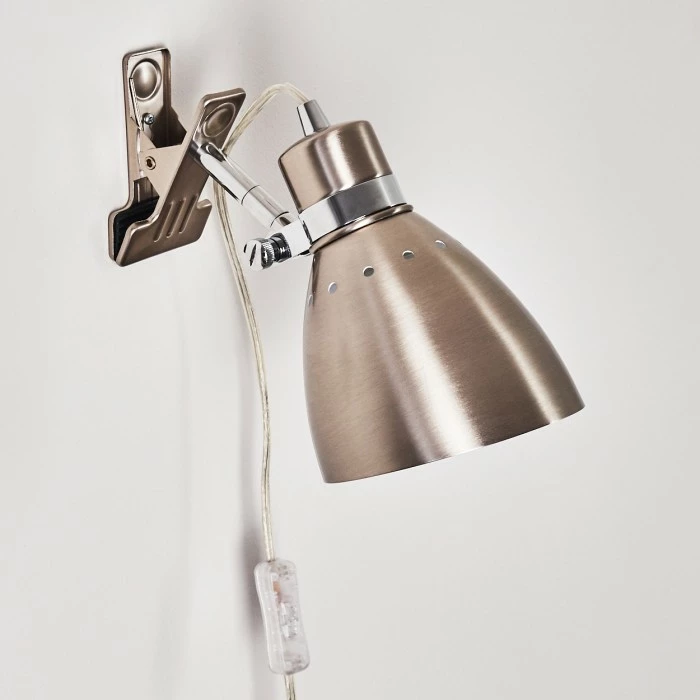 Hofstein Stranderott Klemmleuchte Edelstahl, 1-flammig 9 Hofstein Stranderott Klemmleuchte Edelstahl, 1-flammig – Bild 9