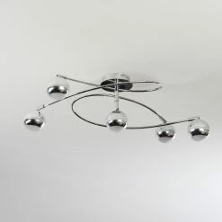 Hofstein Straumnes Deckenleuchte LED Chrom, 5-flammig 19 Hofstein Straumnes Deckenleuchte LED Chrom, 5-flammig -Bürolampen Verkäufe straumnes deckenleuchte h3436547 7