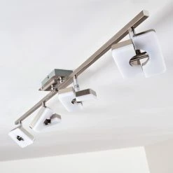 Hofstein Sumoas Deckenspot LED Nickel-Matt, 4-flammig -Bürolampen Verkäufe sumoas deckenspot h3010037 do5 19