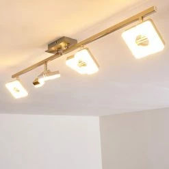 Hofstein Sumoas Deckenspot LED Nickel-Matt, 4-flammig -Bürolampen Verkäufe sumoas deckenspot h3010037 do5 7