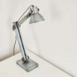 Hofstein Svanfolk Tischleuchte Grau, Rostfarben, 1-flammig -Bürolampen Verkäufe svanfolk tischleuchte h3277324 do1 14