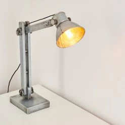 Hofstein Svanfolk Tischleuchte Grau, Rostfarben, 1-flammig -Bürolampen Verkäufe svanfolk tischleuchte h3277324 do1 3