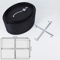 Hofstein Tallaboa Deckenleuchte Schwarz, 2-flammig 14 Hofstein Tallaboa Deckenleuchte Schwarz, 2-flammig -Bürolampen Verkäufe tallaboa deckenleuchte h3434208 4